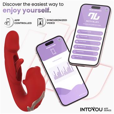 INTOYOU APP SERIES Mouty Vibrador Función Mordisqueo y Flipping con App - Imagen 6